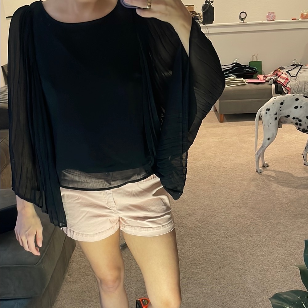 Fire Los Angeles Black Blouse Elegant Design